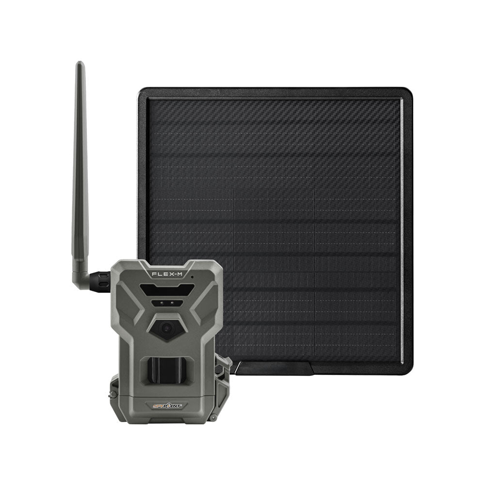 SPYPOINT FLEX-M LTE Wildkamera und SOLAR-22 Powerbank Komplett-Set