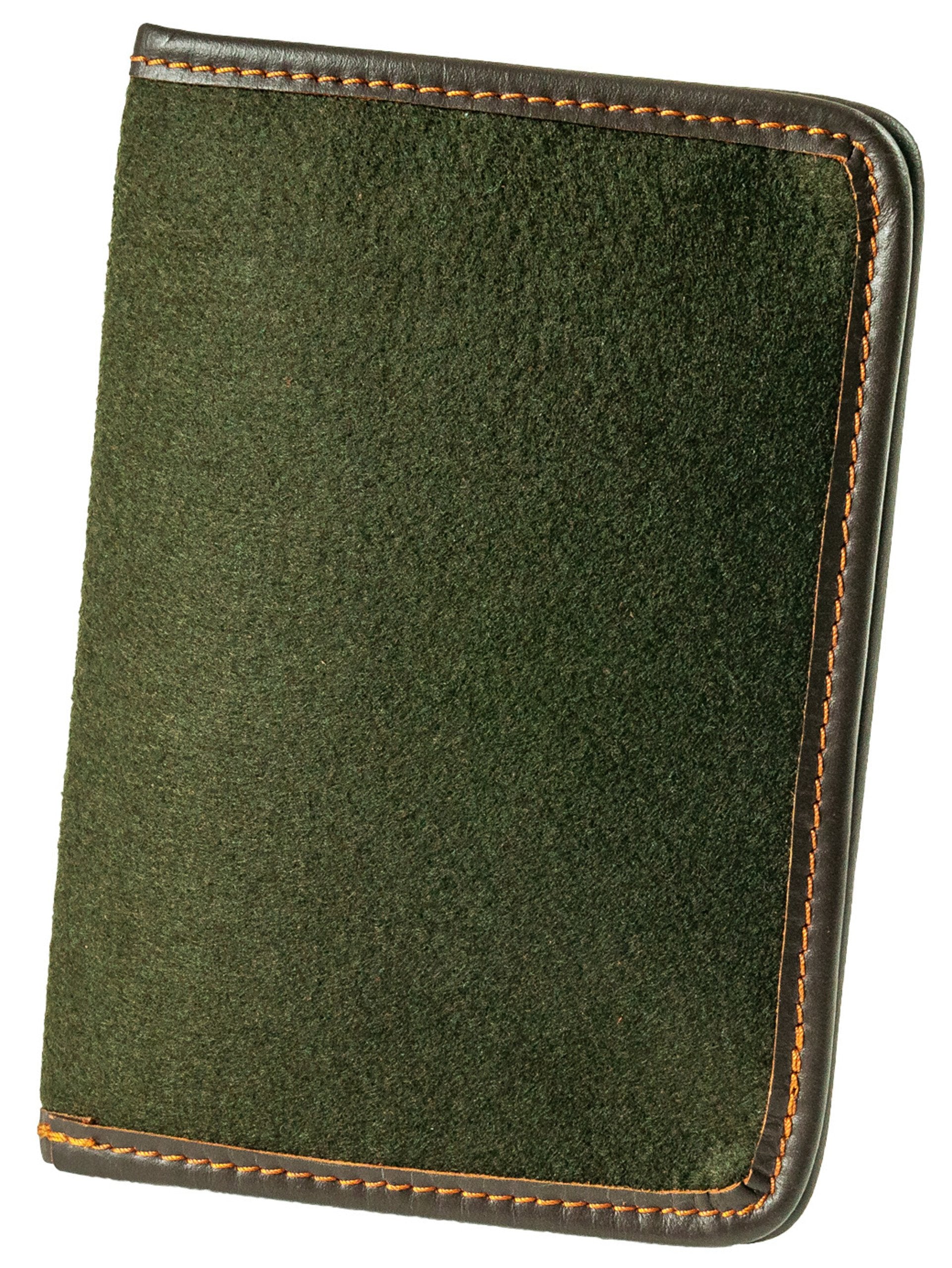 Praktische Grüne Nadelfilz Jagdscheintasche für Jäger: Robuste Dokumentenaufbewahrung 17x12cm