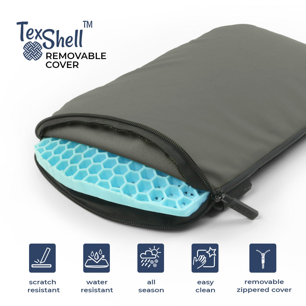 Seven Oaks Kanzelheizung Kamper Sitzkissen Grau Bundle