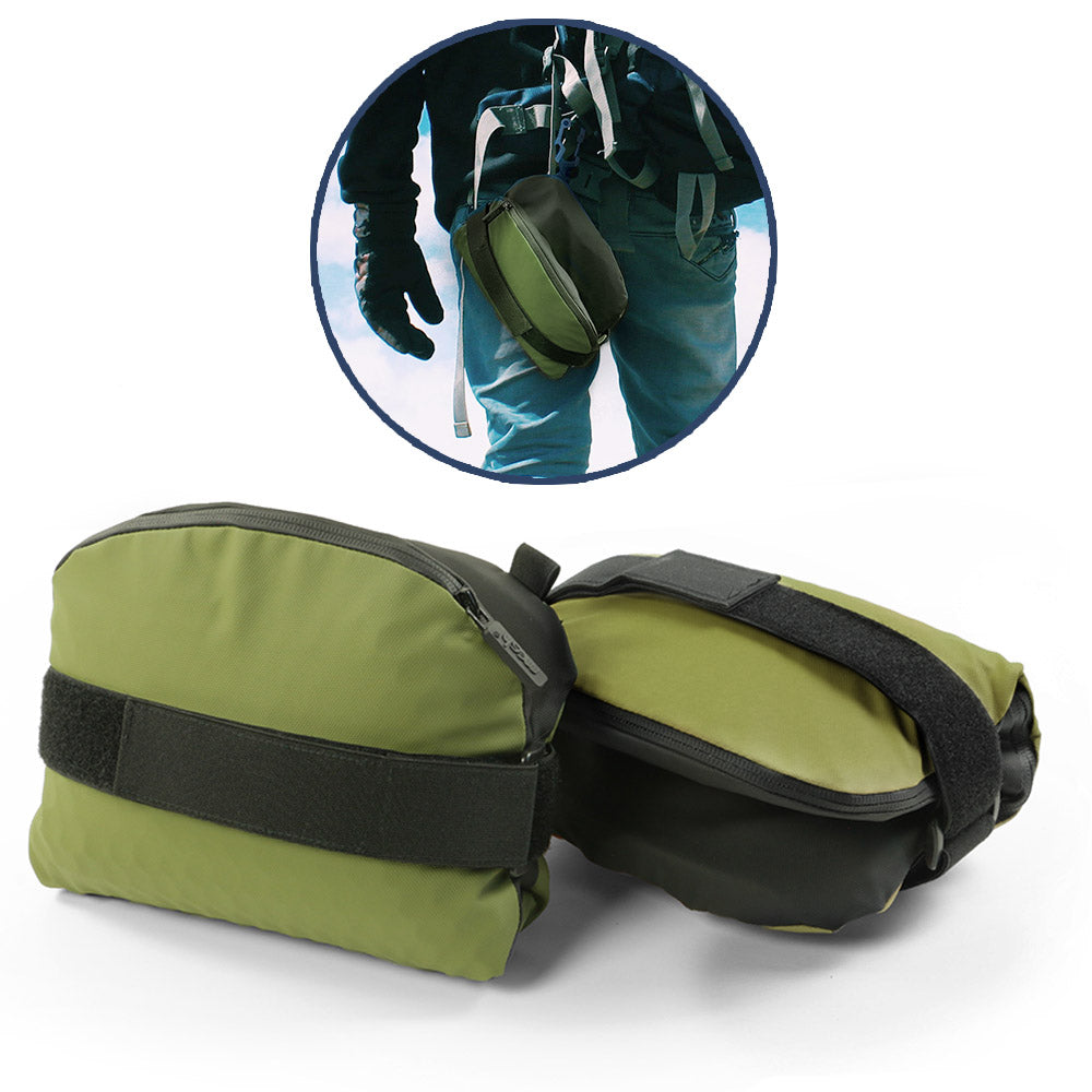 Kamper Outdoor Sitzkissen Grün mit Gelkern: Wasserdicht, Ergonomisch für Jagd & Camping