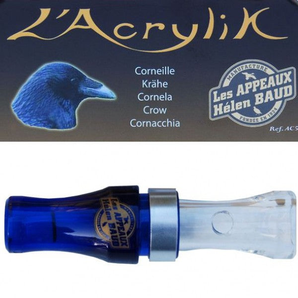 Realistischer Helen Baud Krähenlocker aus wetterfestem Kunststoff für effektive Jagd