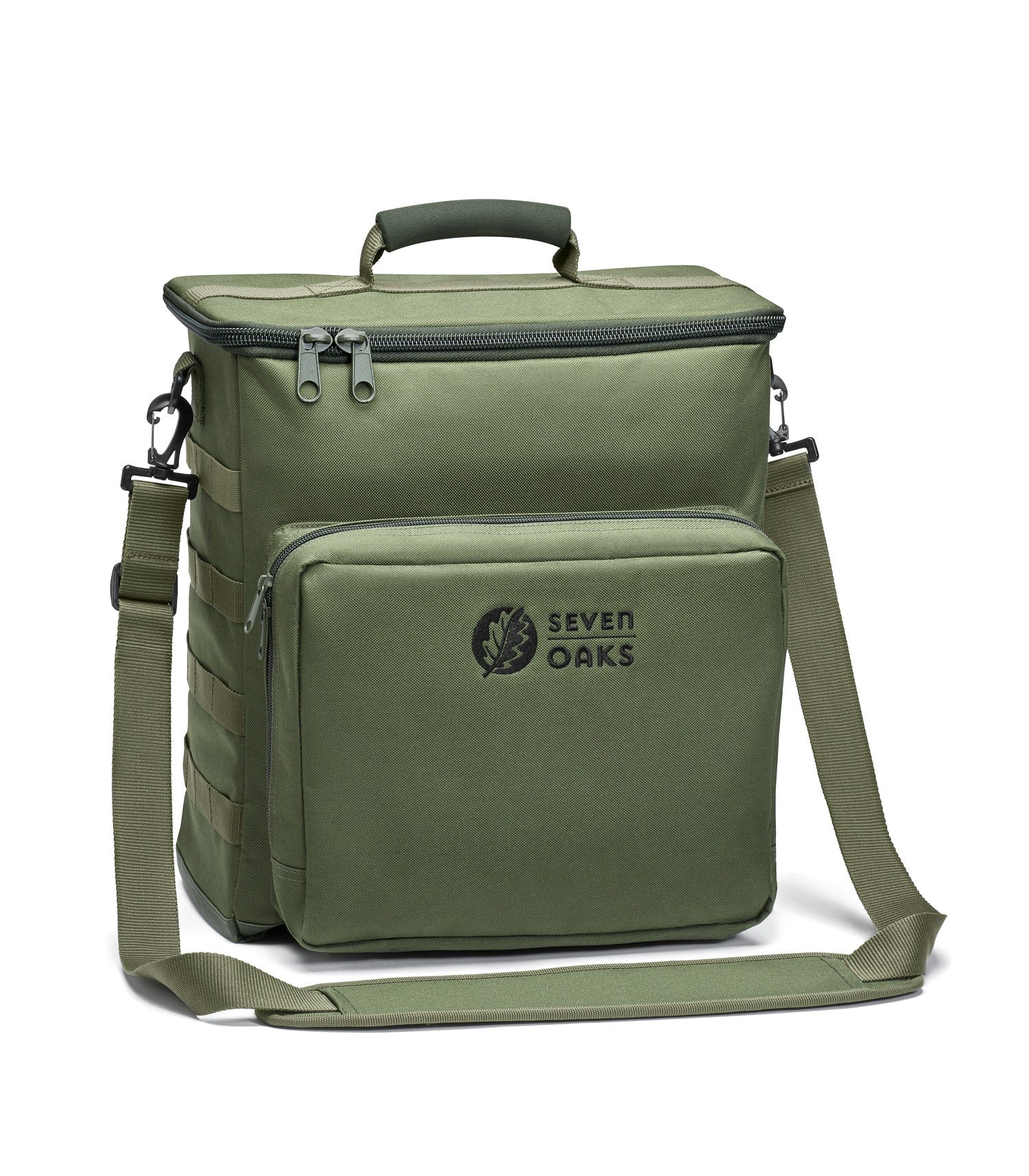 Seven Oaks Robuste Outdoor-Heizung Transporttasche Grün mit MOLLE-System