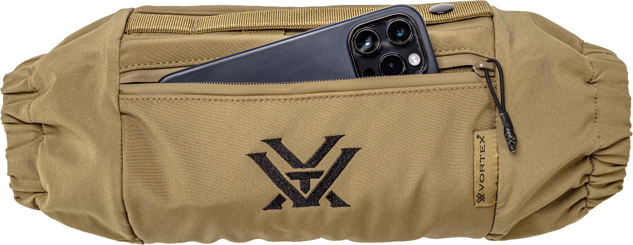 Vortex GlassPak Pro Handmuff Tan: Warmer, Winddichter Handschutz für Ferngläser & Jäger
