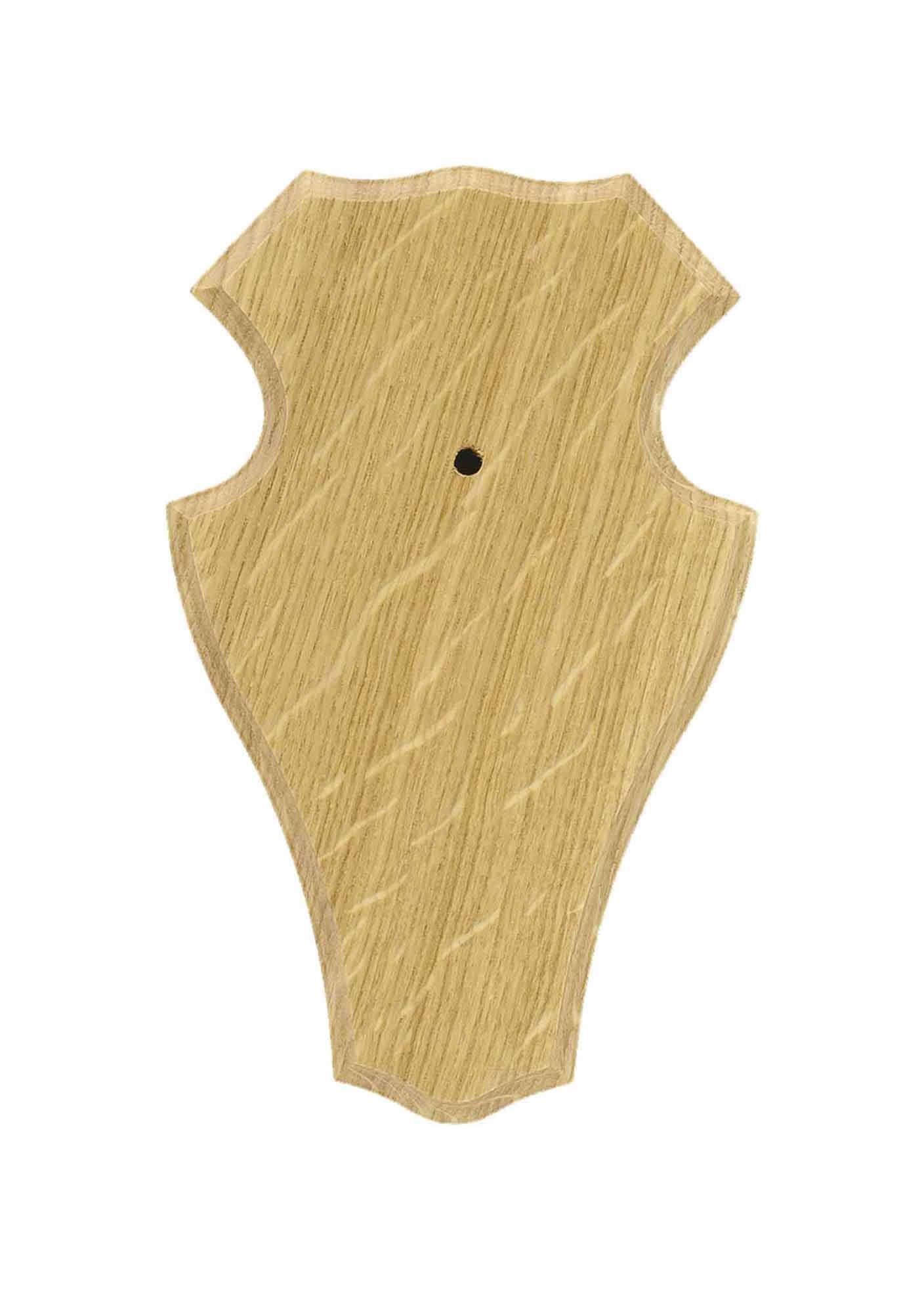 Edles Rehbockbrett Eiche hell 19x12 cm 10er Set mit Klammern