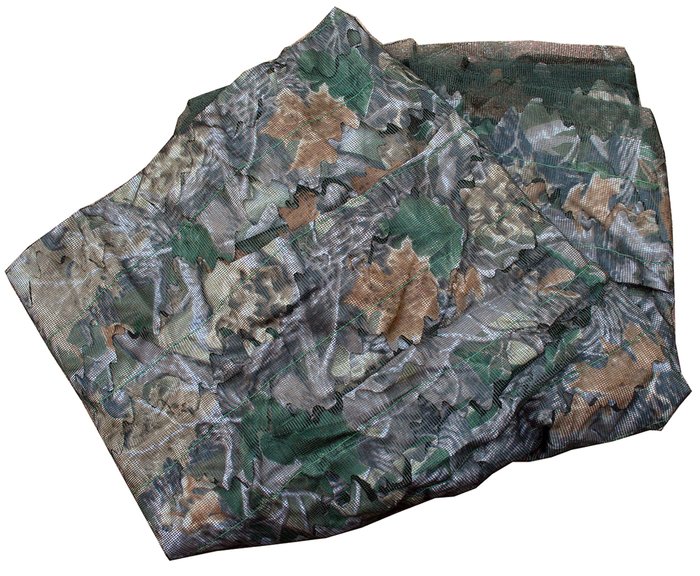 Eurohunt Geräuscharmes Blätter-Tarnnetz aus Polyester für Jagd & Beobachtung 1,5x3m