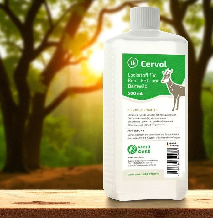 Cervol Spezial Lockmittel für Reh-, Rot- und Damwild 500ml Flasche