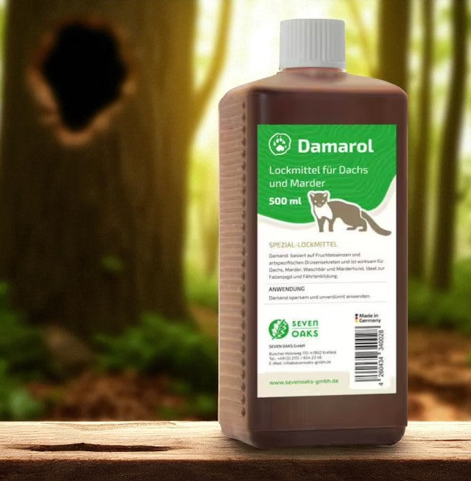 Damarol Spezial Lockmittel 500ml für Marder, Dachs, Waschbär, Nutria