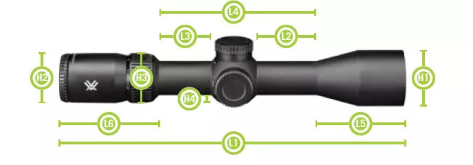 Vortex Viper HD 2-10x42 SFP Dead-Hold BDC MOA Präzisions-Zielfernrohr Jagd