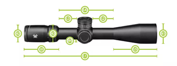 Vortex Viper HD 3-15x44 VMR-3 MOA Zielfernrohr für präzises Jagen & Schießen