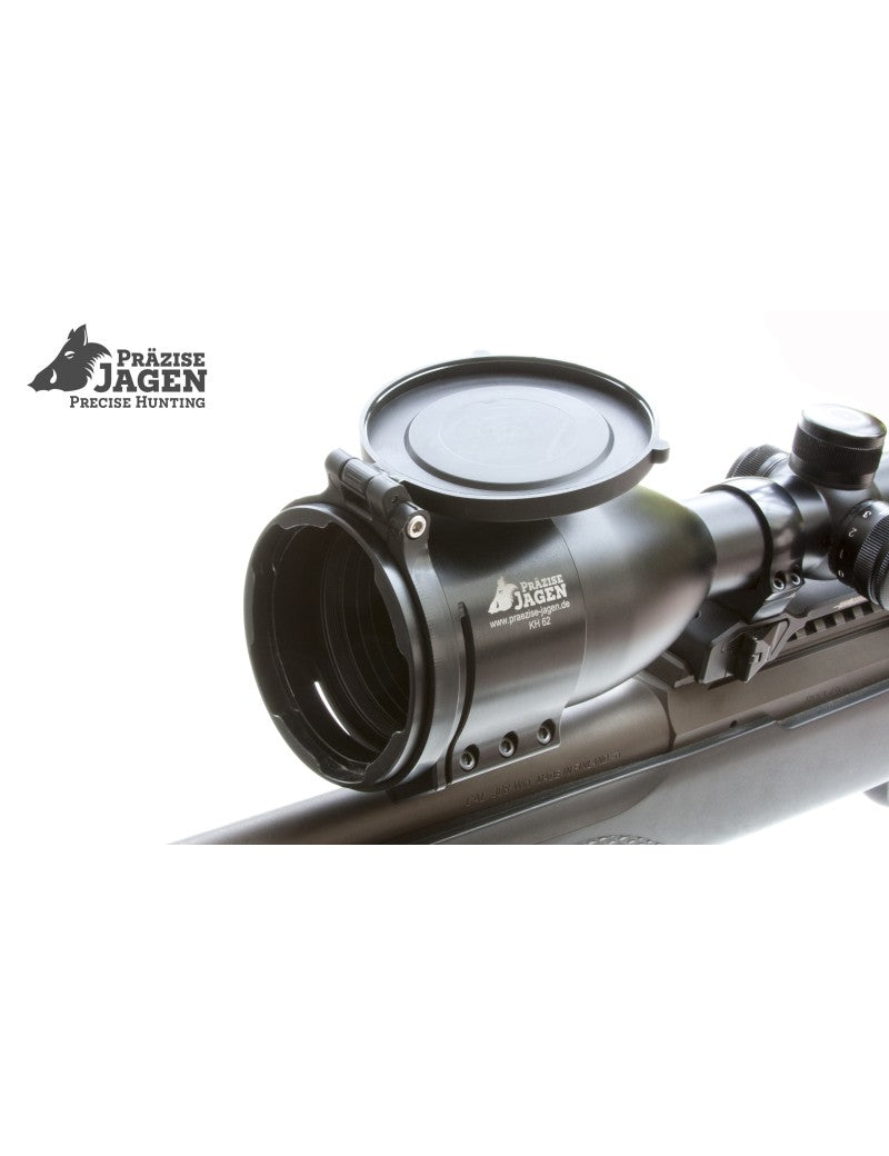 Premium Flip-Cover Groß für Zielfernrohr-Klemmhülsen Ø62+ – Staub & Feuchtigkeit Schutz