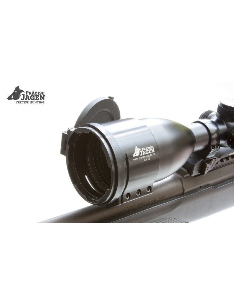 Premium Flip-Cover Groß für Zielfernrohr-Klemmhülsen Ø62+ – Staub & Feuchtigkeit Schutz