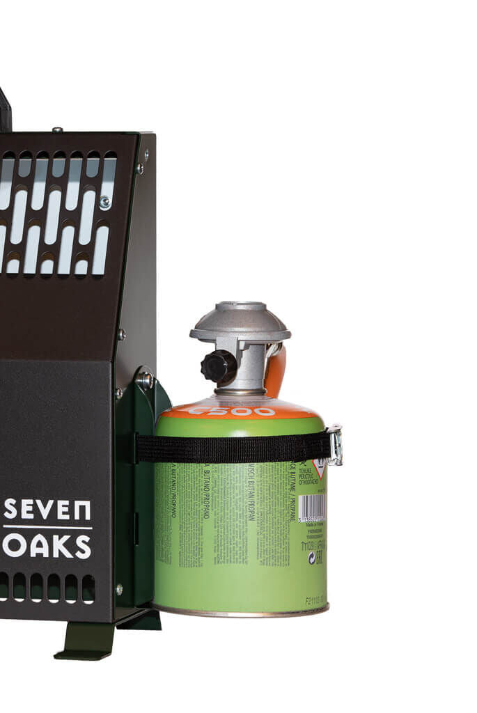 Robuster Gaskartuschenhalter für Seven Oaks Kanzelheizung 50 mbar Mobil