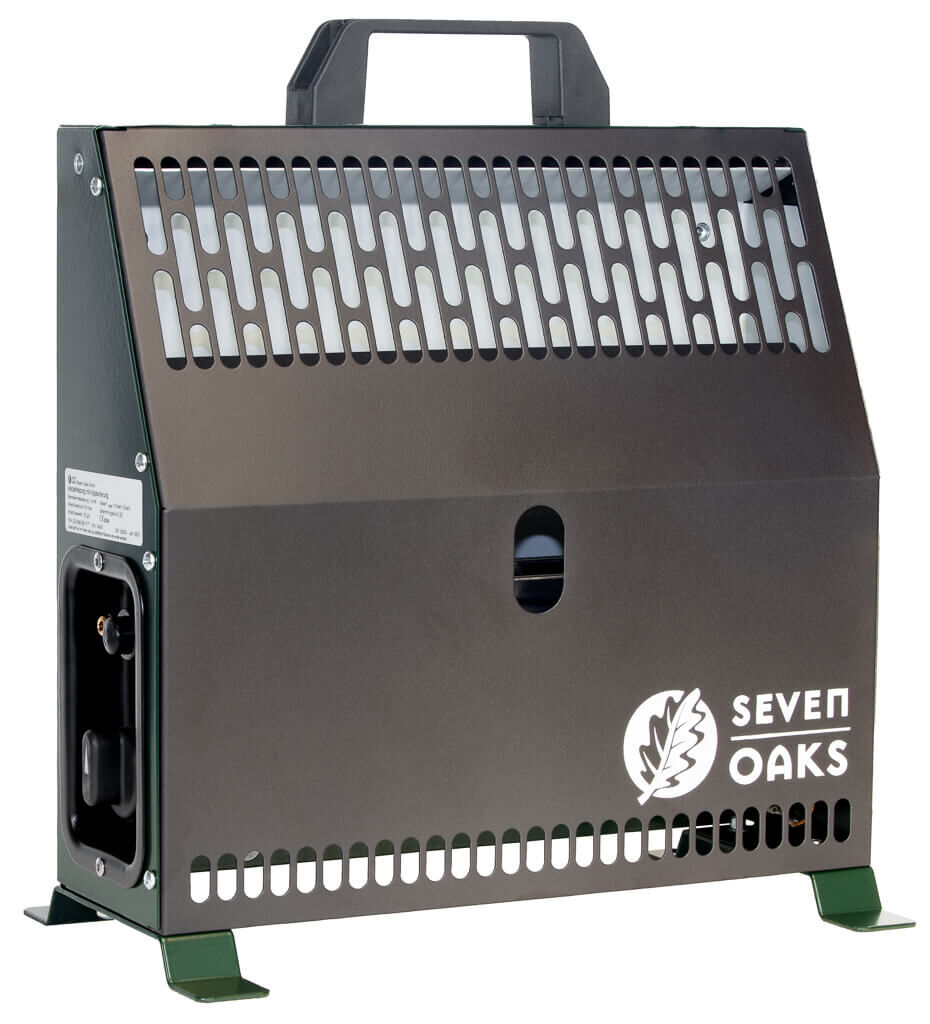 Seven Oaks Kanzelheizung Zeltheizung 30mBar – Sichere, tragbare Gasheizung für Outdoor & Camping