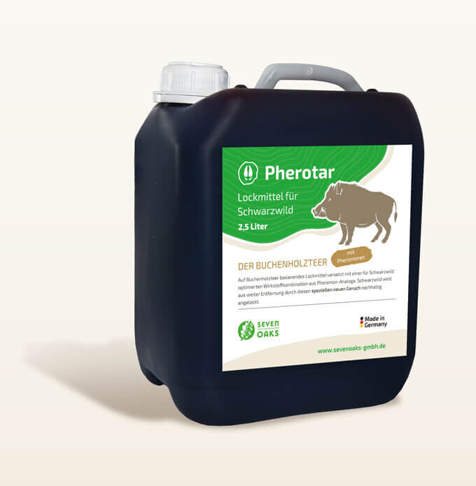Pherotar Buchenholzteer mit Pheromonen 2,5 L – Starke Schwarzwild-Lockwirkung