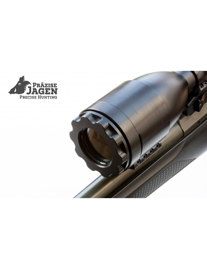 Robuste Schutz-Verschlusskappe Groß mit Mineralglas für Klemmhülsen ab Ø62