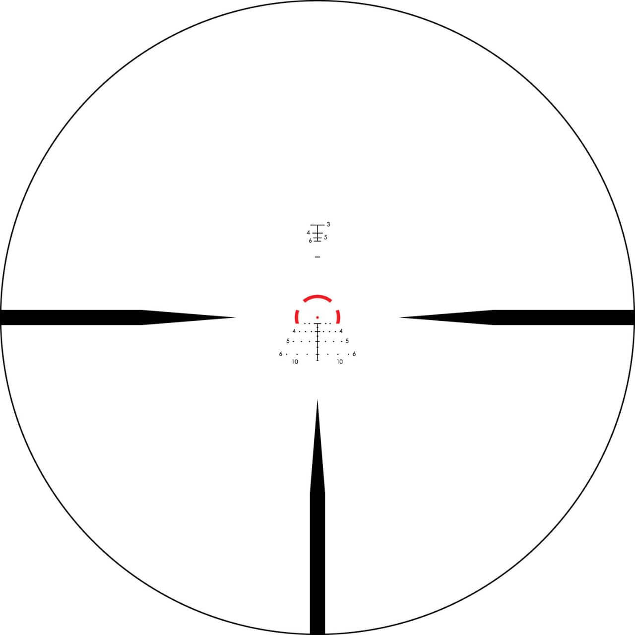 Vortex Strike Eagle 1-8x24 AR-BDC3 Zielfernrohr: Präzise, Robust für AR-Plattform