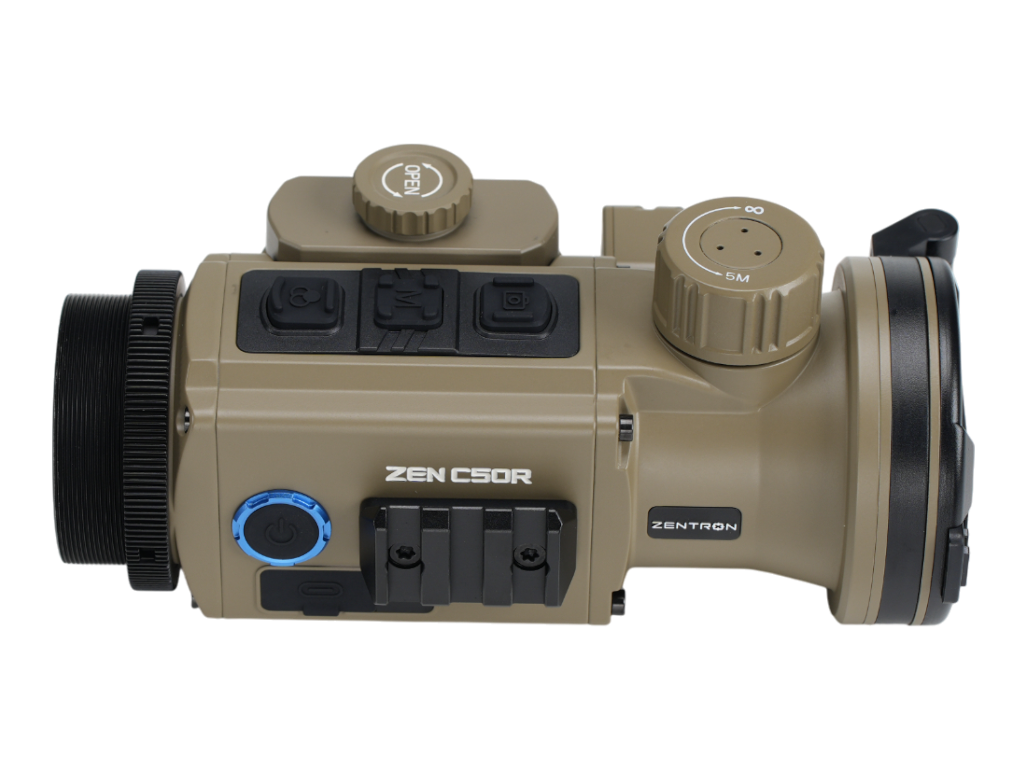 ZENTRON C50R TAN Hochleistungs-Wärmebild-Vorsatzgerät mit Präzisions-Laser-Entfernungsmesser