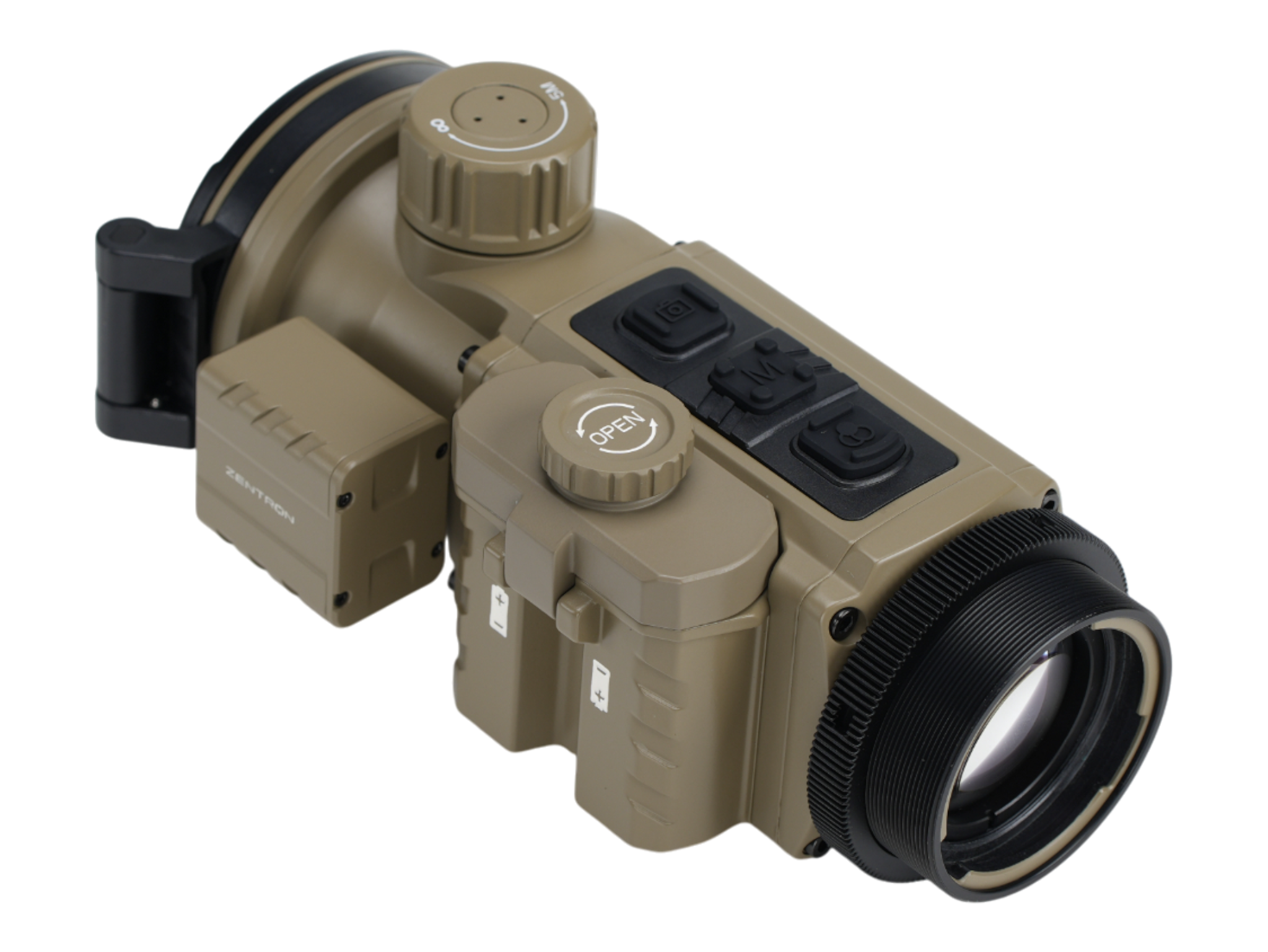 ZENTRON C50R TAN Hochleistungs-Wärmebild-Vorsatzgerät mit Präzisions-Laser-Entfernungsmesser