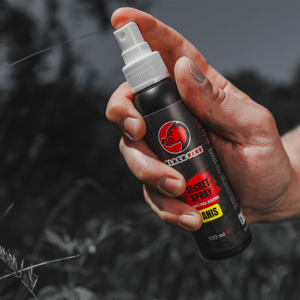 Black Fire Secret Spray Anis 100 ml Hochwirksames Wildlockmittel Spray