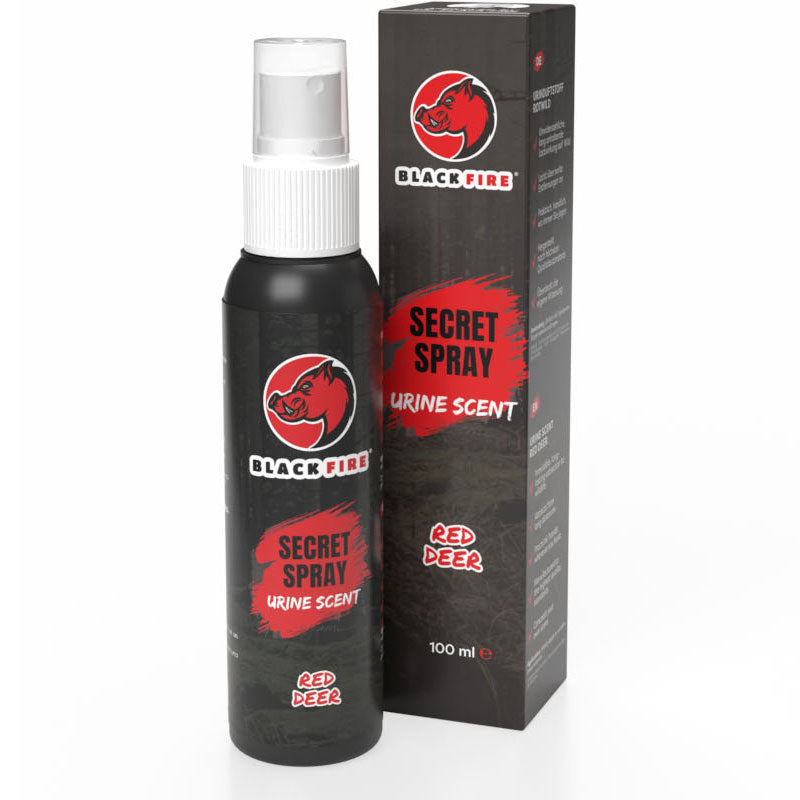 Black Fire Secret Spray Rotwild Urin Lockmittel 100ml für Jäger