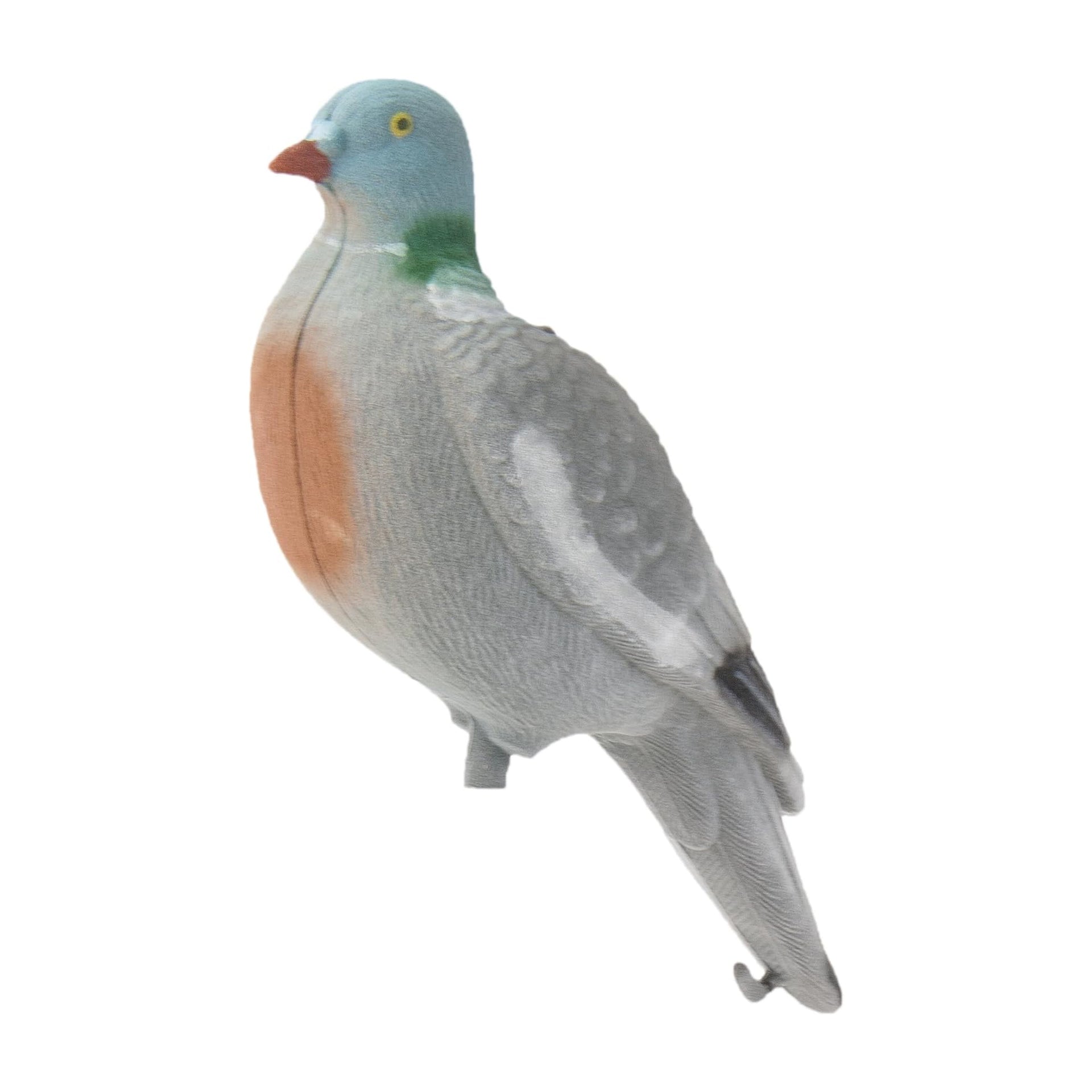 Beflockte Vollschalen Locktaube 40cm für die erfolgreiche Taubenjagd Eurohunt