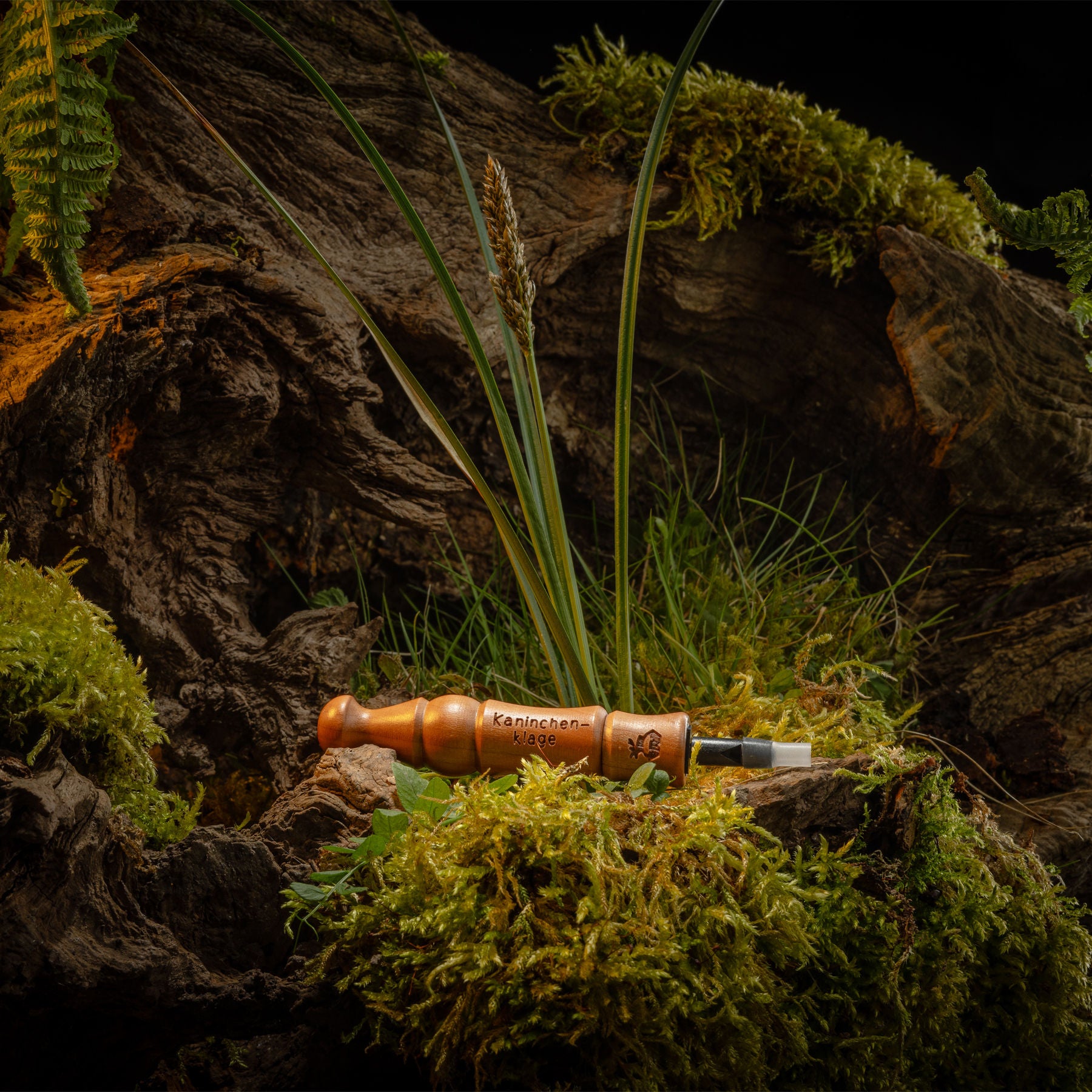 Weisskirchen Kaninchenklage mit Mauspfeife aus edlem Kirschholz für Raubwild