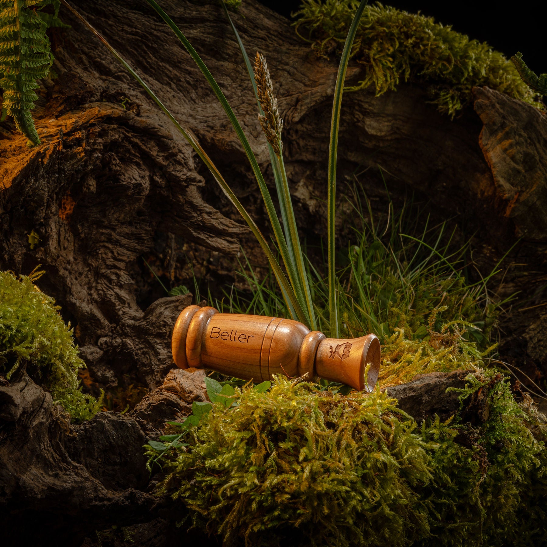 Weisskirchen Universal Fuchsbeller Locker aus Kirschholz für die Fuchsjagd