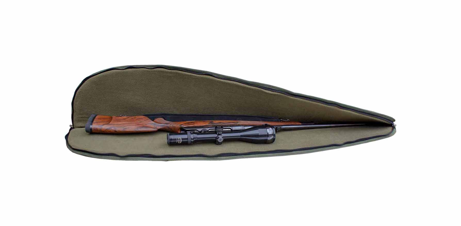 EUROHUNT Qualitätsfutteral 125cm für Langwaffe mit gepolsterter Patronentasche