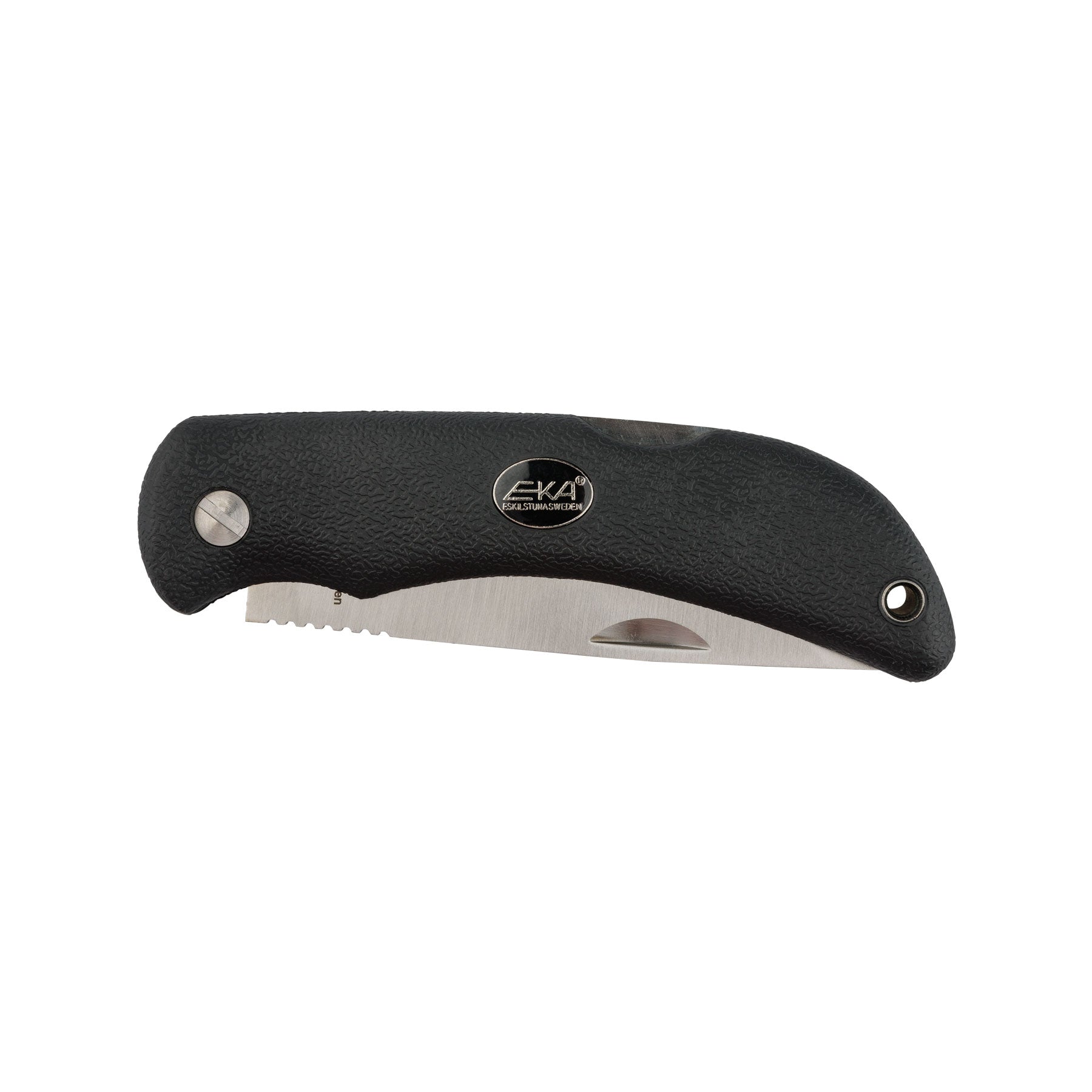 EKA Swede 10 Black Klappmesser mit Sandvik-Stahl und Proflex-Griff