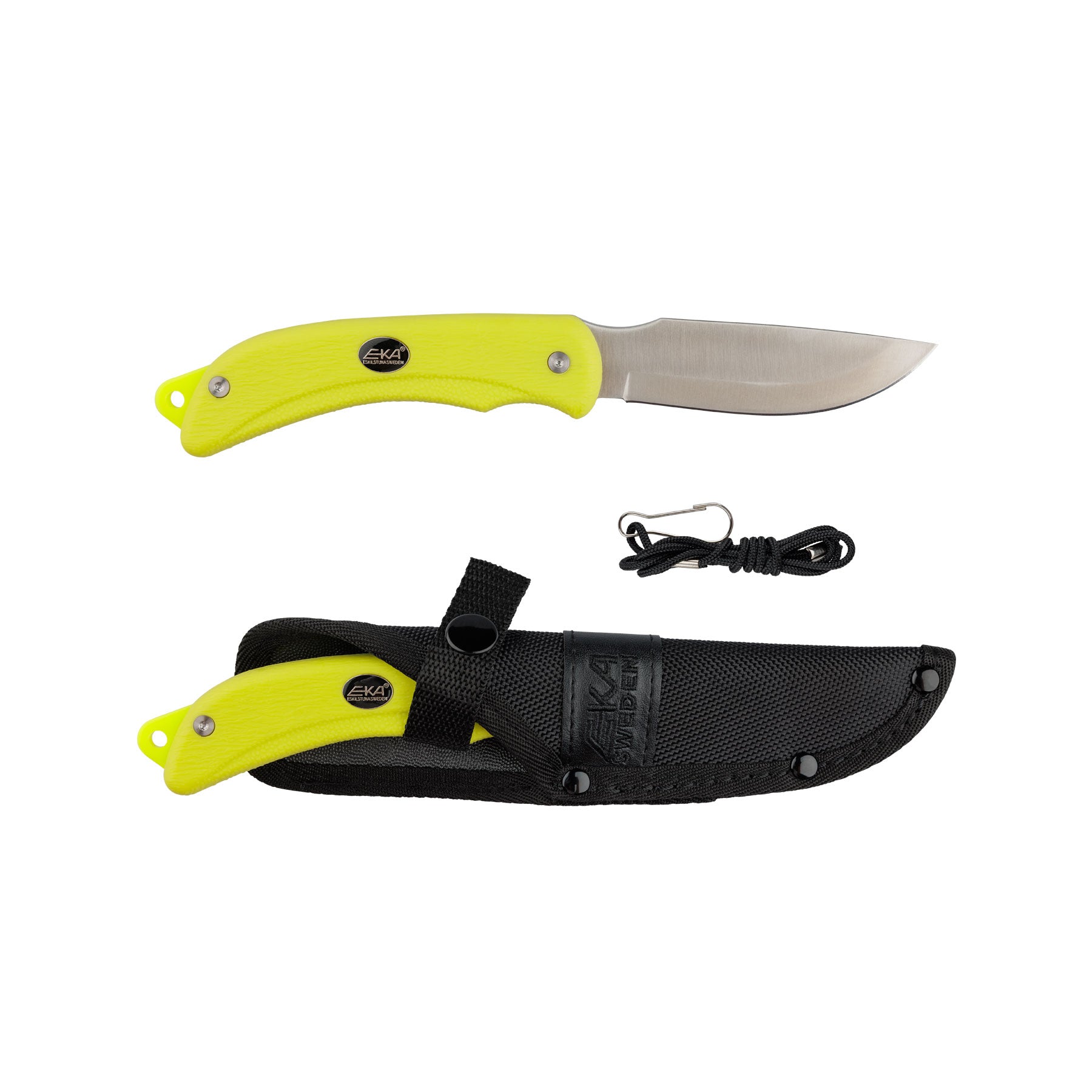 EKA SwedBlade G3 Lime Jagdmesser mit innovativer schwenkbarer Doppelklinge