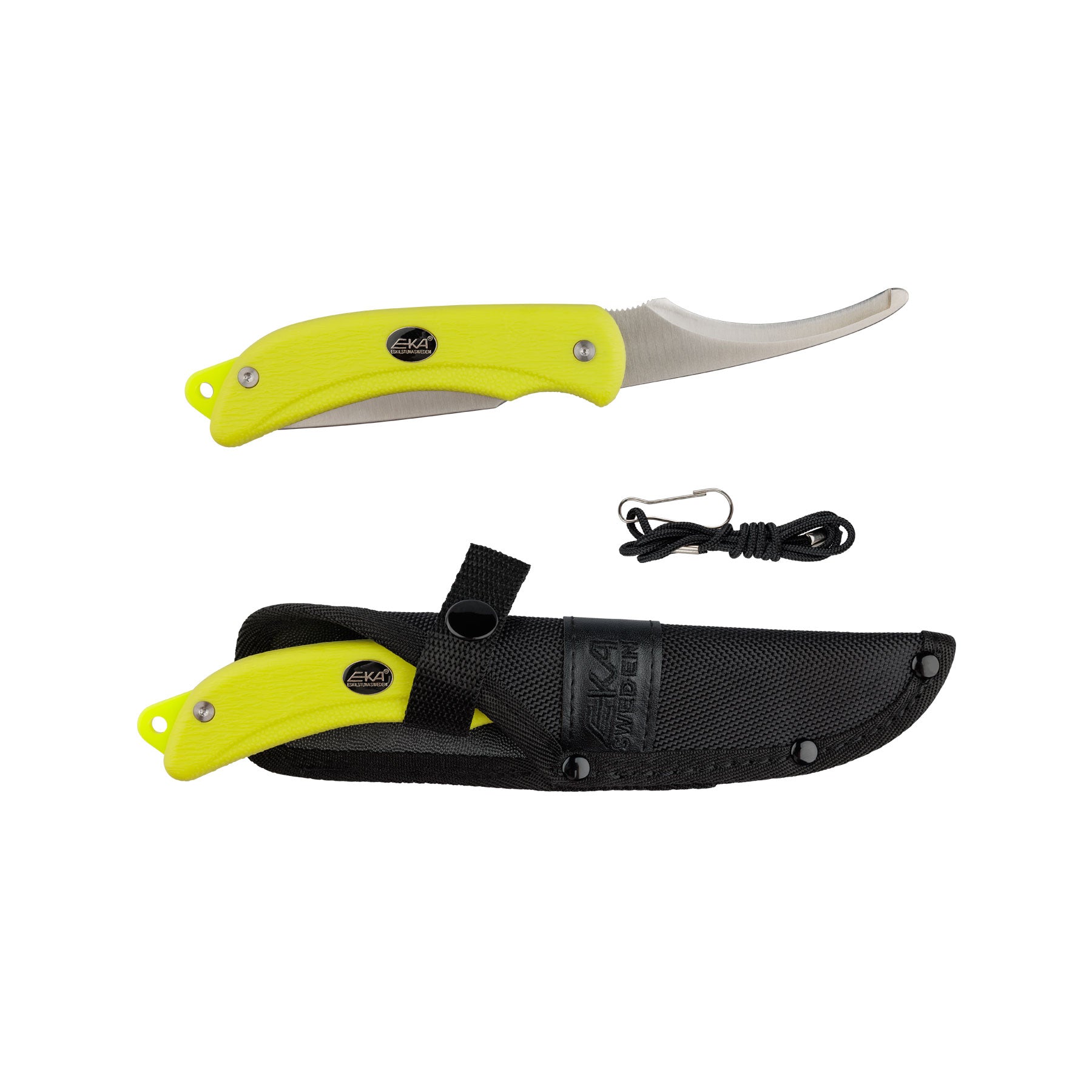 EKA SwedBlade G3 Lime Jagdmesser mit innovativer schwenkbarer Doppelklinge