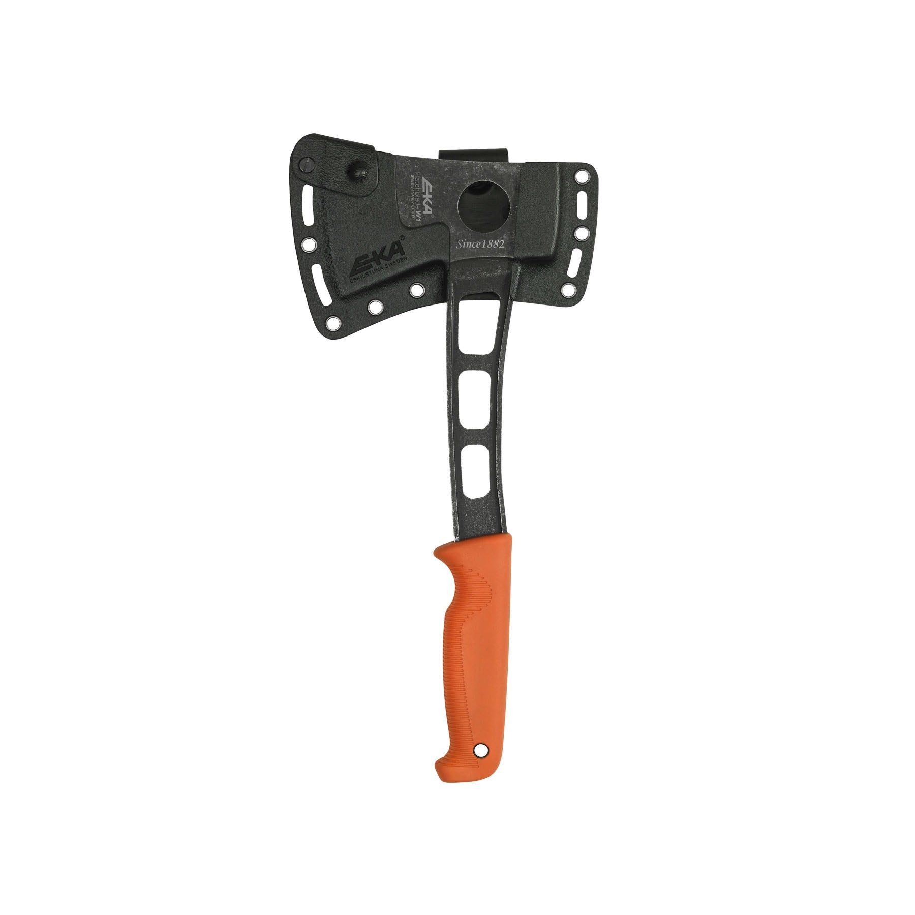 EKA HatchBlade W1 Orange Kompaktes Jagdbeil und Outdoor Allroundbeil