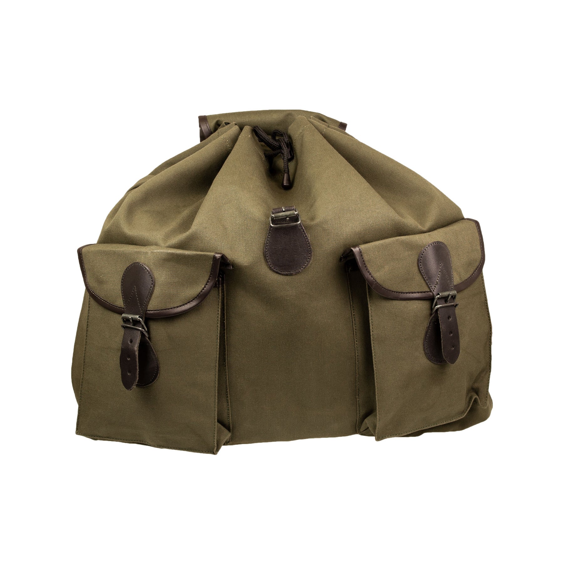 EUROHUNT Jagdrucksack 3 wasserabweisend mit Lederbesatz und 25 Liter Volumen