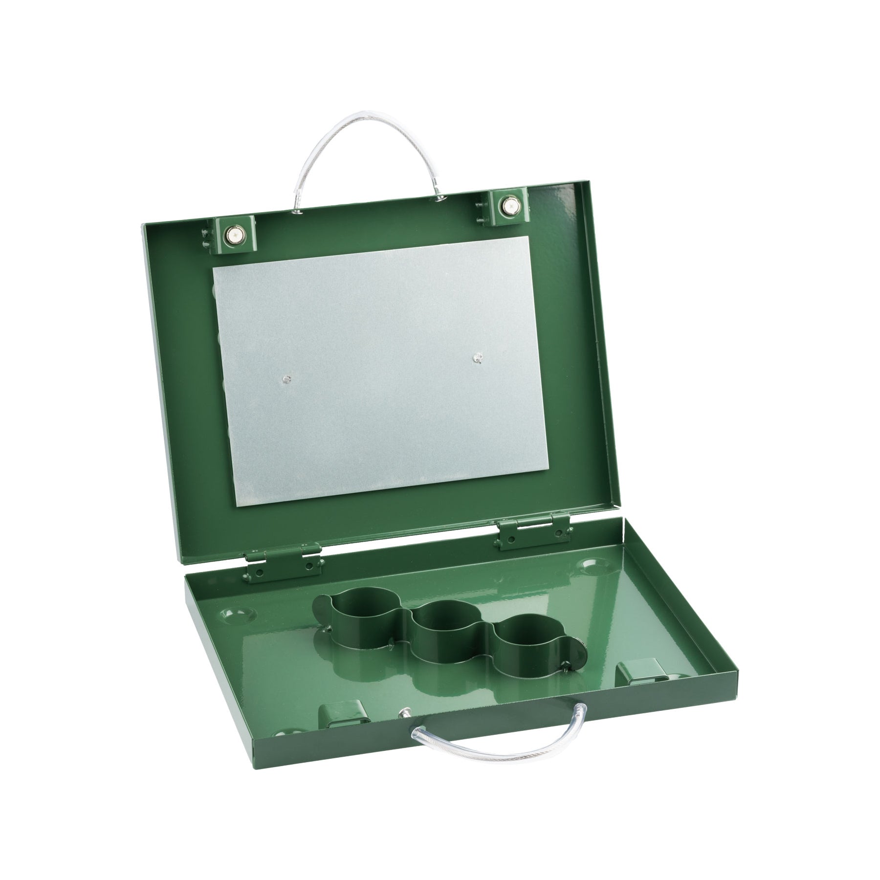 EUROHUNT Teelichtheizer Grün – Mobile Heizung für Hochsitz und Outdoor