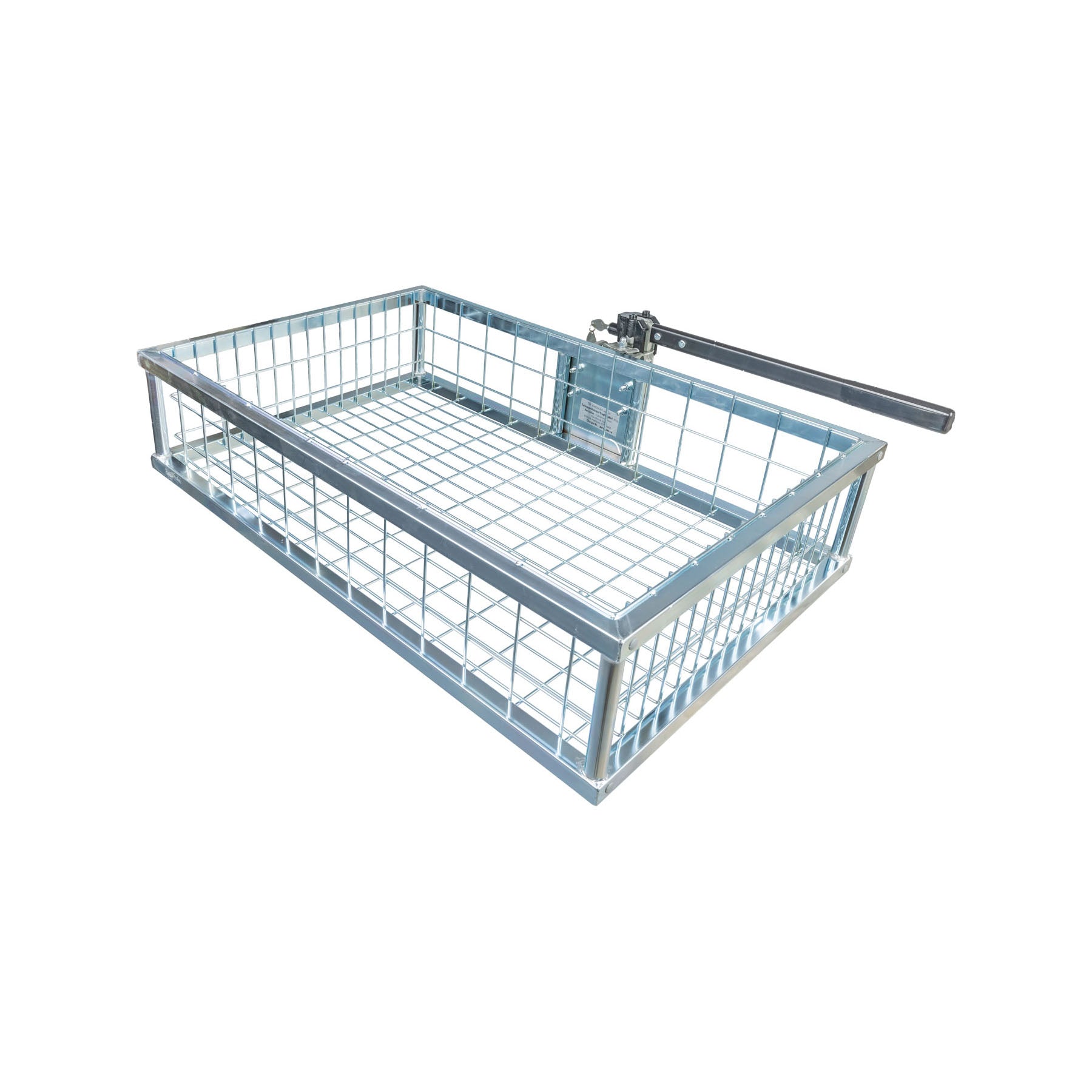 Eurohunt Heckträger mit abklappbarer Schnellkupplung für Anhängerkupplung verzinkt