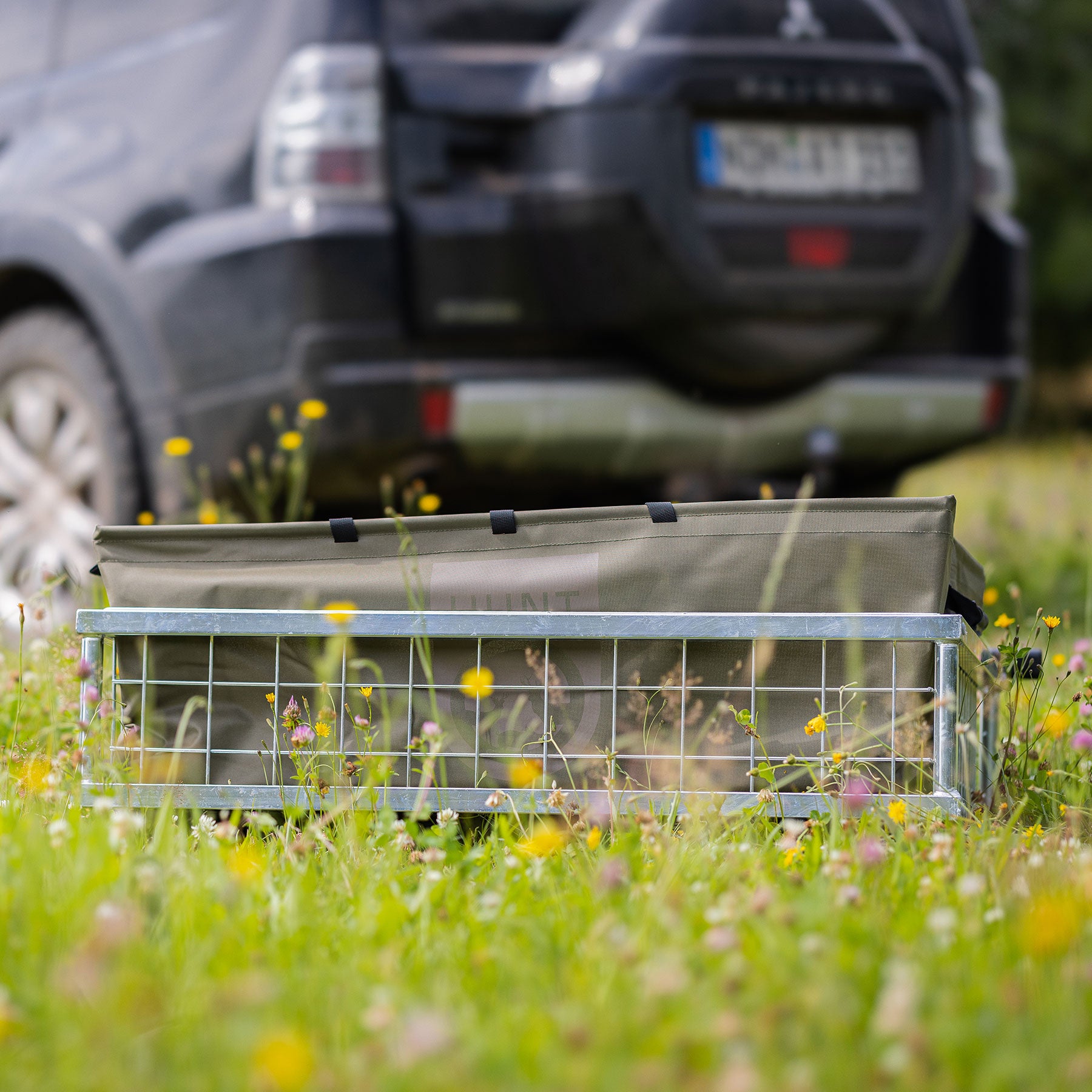 EUROHUNT Faltbare Wildwanne 90x50x30cm Wasserdicht Robust für die Jagd