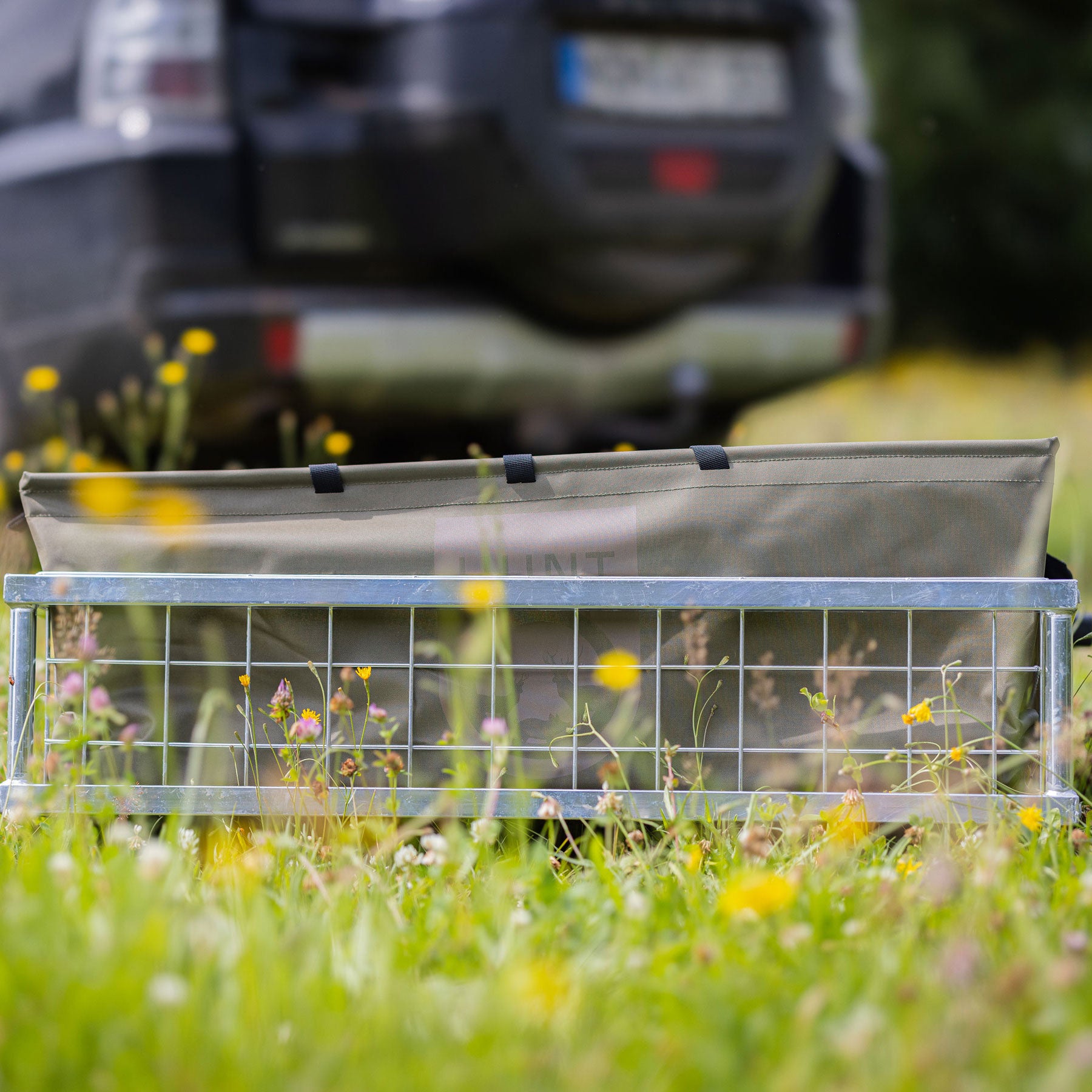 EUROHUNT Faltbare Wildwanne 90x50x30cm Wasserdicht Robust für die Jagd