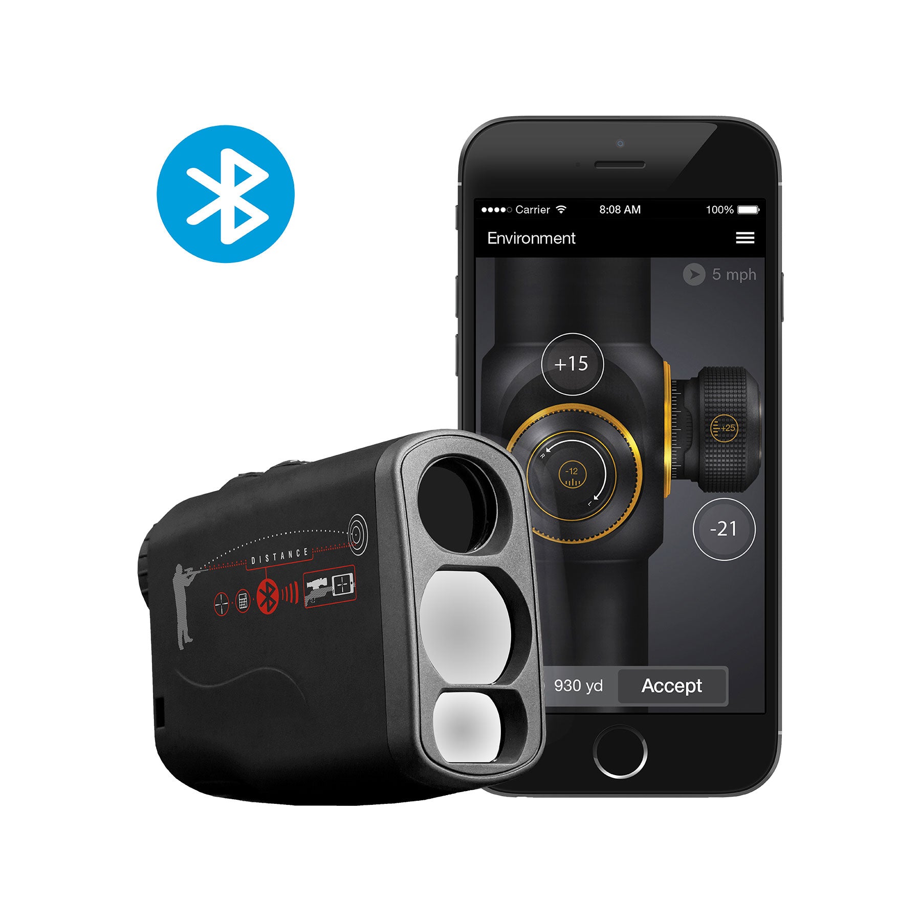 ATN LaserBallistics 1500 Digitaler Entfernungsmesser: Präzise Distanzmessung für Jäger und Schützen