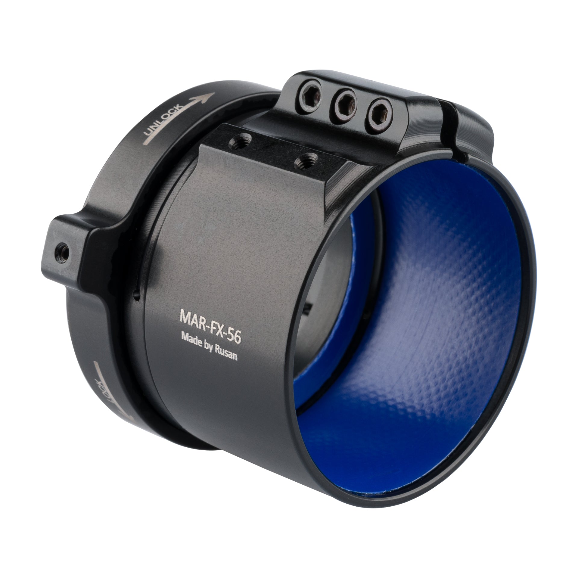 RUSAN Modularer Adapter 63,5 mm für Wärmebildgeräte Zielfernrohr Montage Schnell Sicher