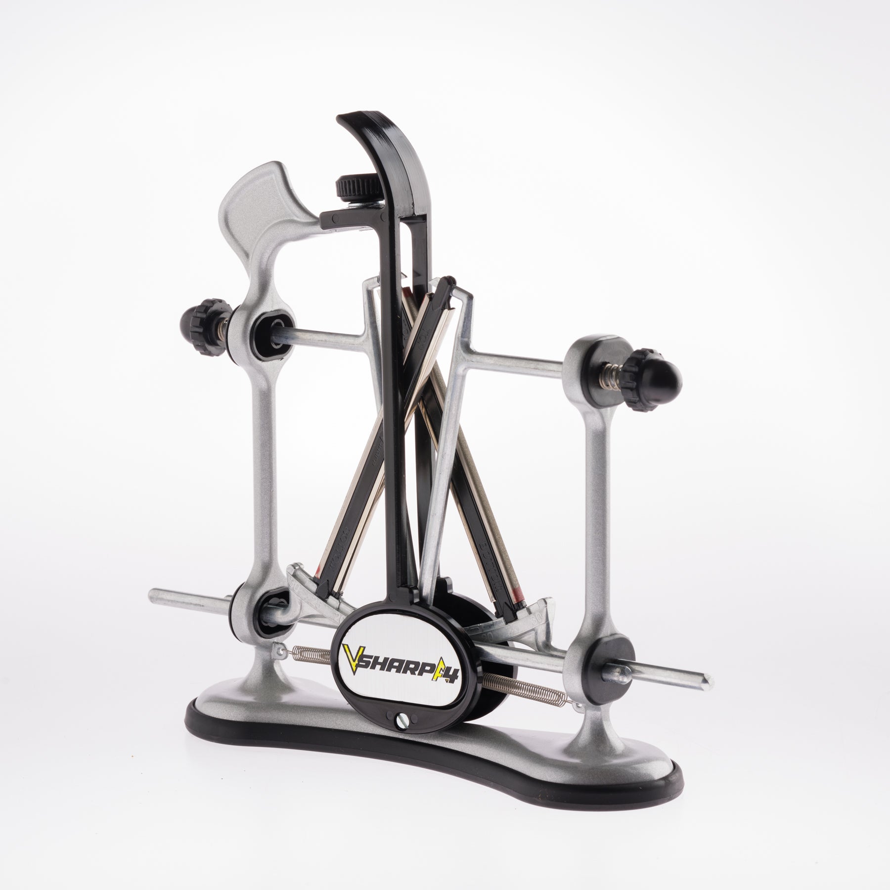 Warthog V-Sharp A4 Messerschärfer Silber Profi-Schleifgerät mit 4 Winkeln