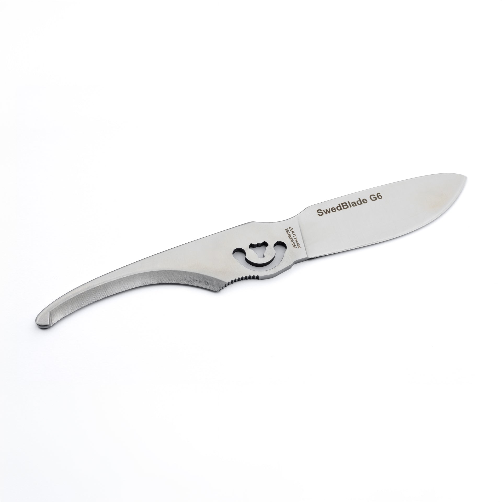 EKA SwedBlade G6 Black Jagdmesser mit schwenkbarer Klinge für Jäger