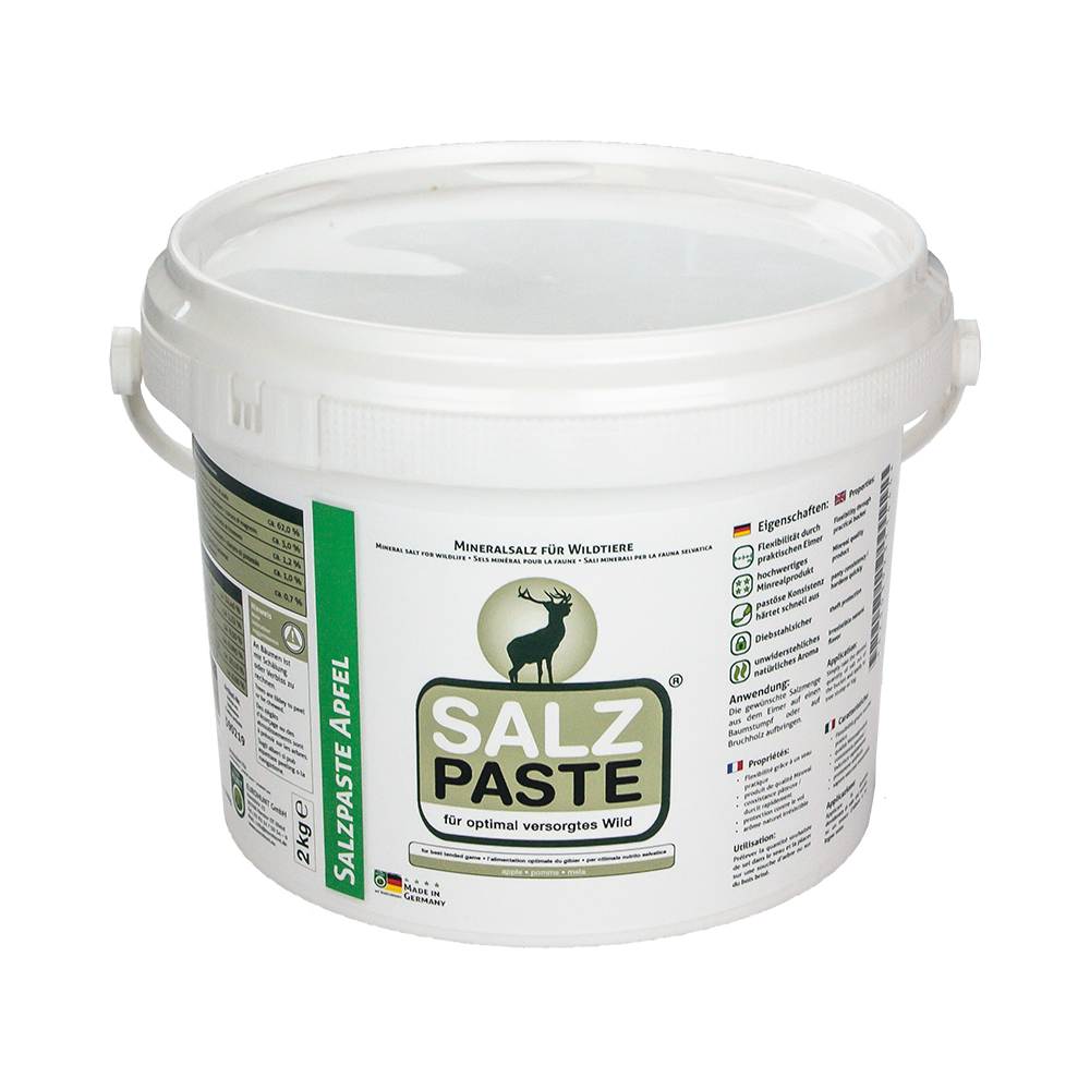 Deusa Salzpaste Apfel 2 kg Eimer Mineral Lockmittel für Wild