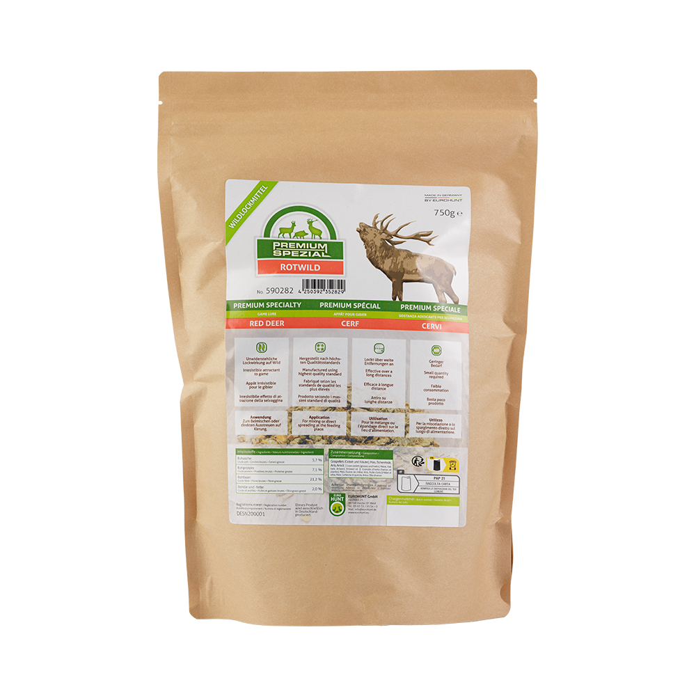 Eurohunt Premium Spezial Rotwild-Lockmittel für effektive Jagd 750g