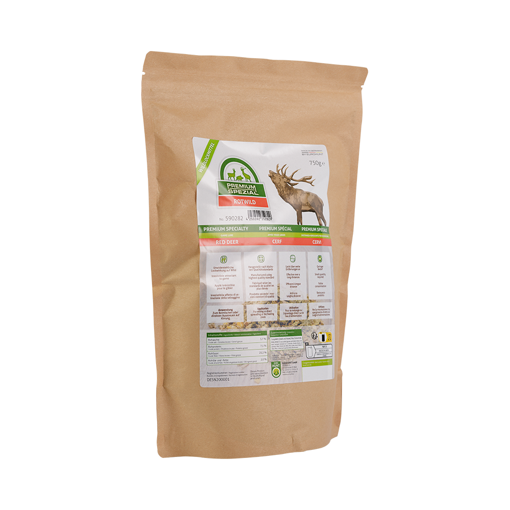 Eurohunt Premium Spezial Rotwild-Lockmittel für effektive Jagd 750g