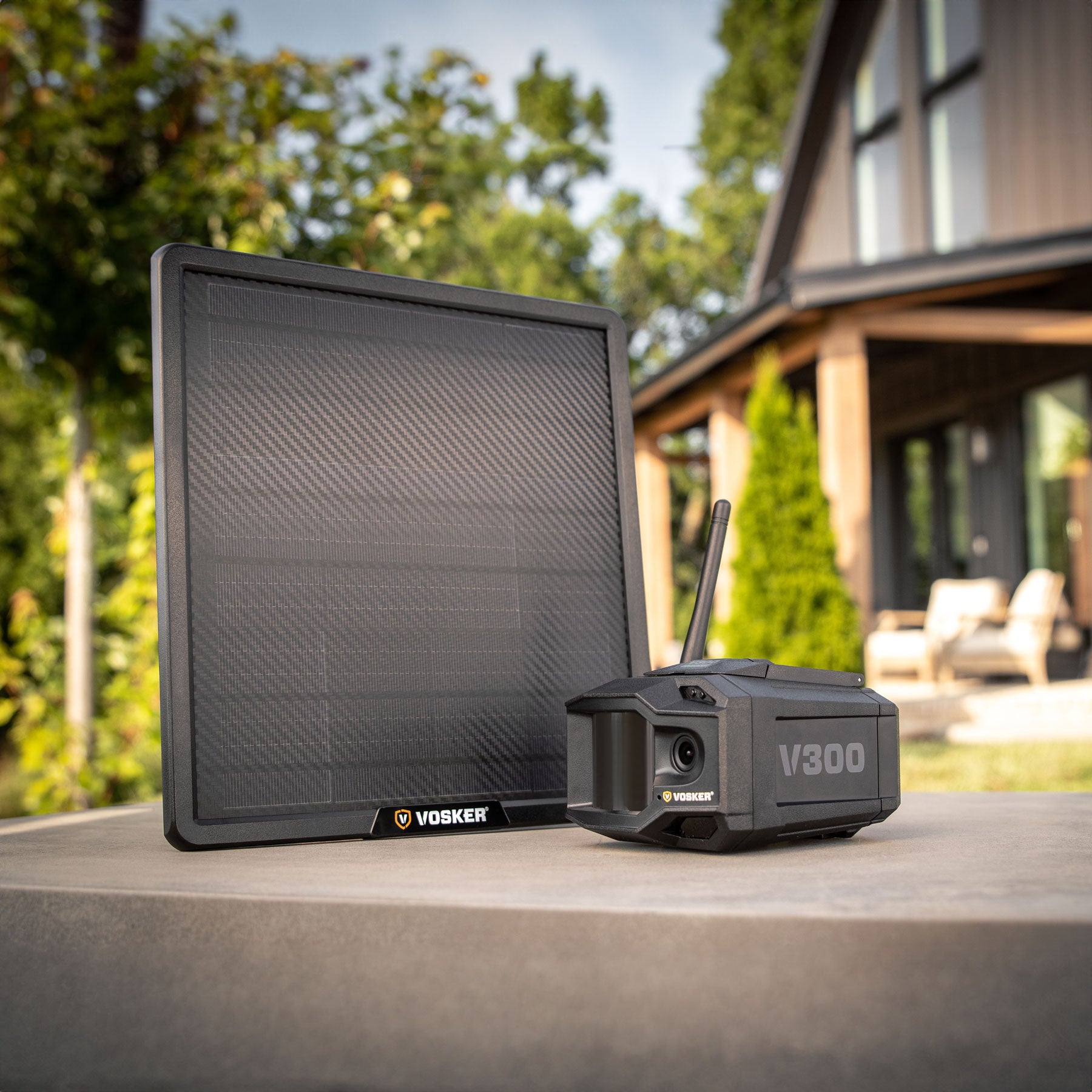 Vosker V300 Ultimate Solar 4G LTE Überwachungskamera Full HD Set