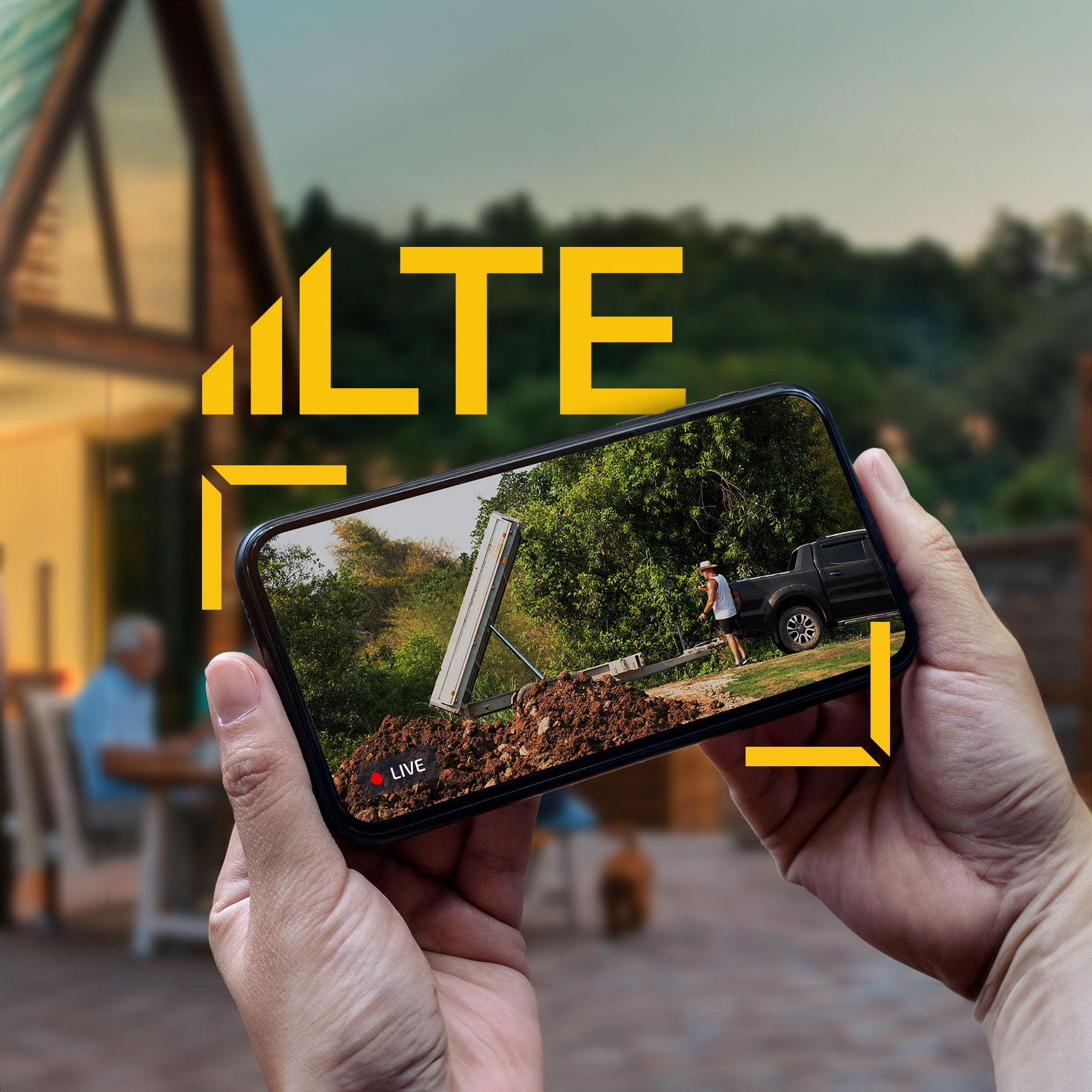 Vosker V300 Ultimate Solar 4G LTE Überwachungskamera Full HD Set