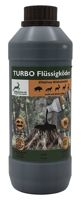 Wildlutscher Turbo Flüssiglockmittel für Wild: Starker Geruch, lange Wirkung, natürliche Inhaltsstoffe