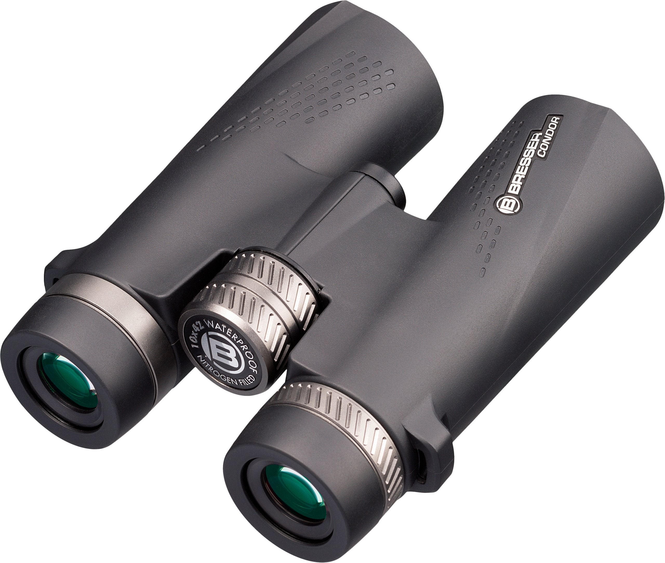 Bresser Condor 10x42 Wasserdichtes Fernglas für Jagd & Outdoor, Helles Sichtfeld