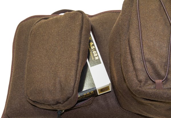 Mjoelner Hunting Birk Gewehr-Rucksackfutteral mit Lammfell-Futter für Schalldämpfer