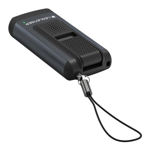 Ledlenser K6R Safety Schlüsselbundleuchte: Kompakt, 400 Lumen, USB-A aufladbar, mit Alarm